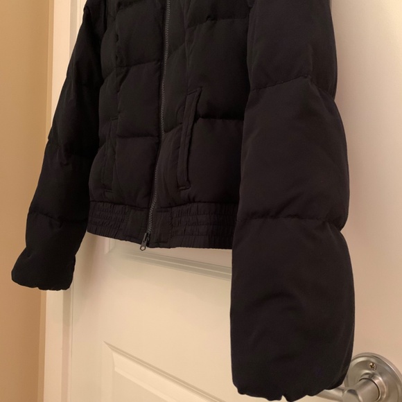 Abercrombie Kids Navy Blue Hooded Down Puffer Jacket Size XL - Picture 5 of 15